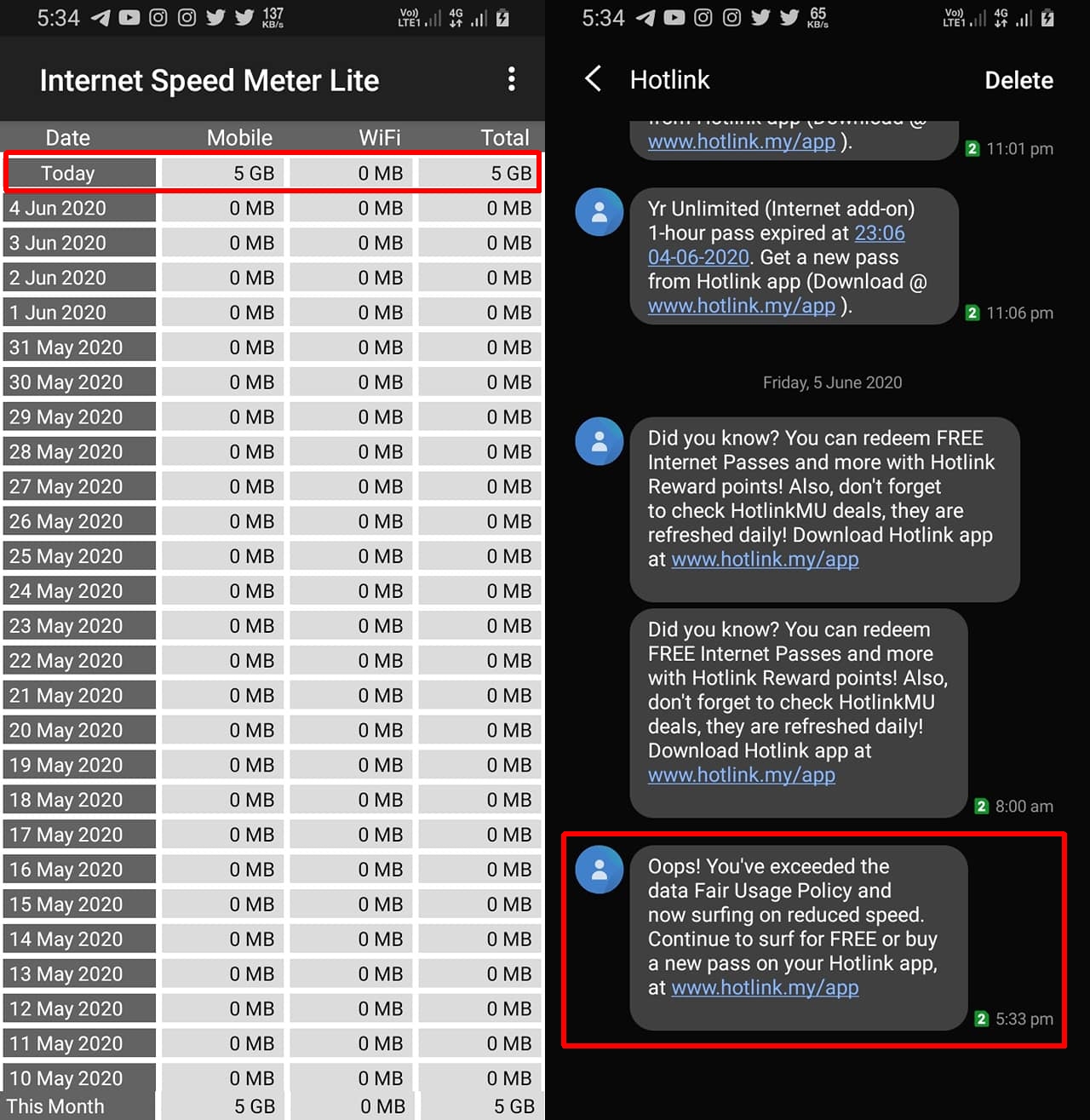 how to check maxis data balance