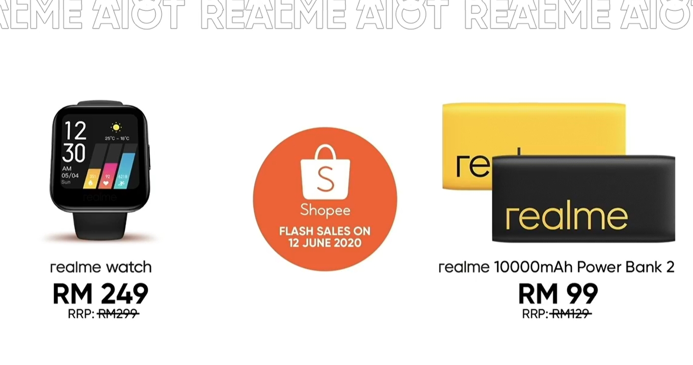 Realme power bank flash sale