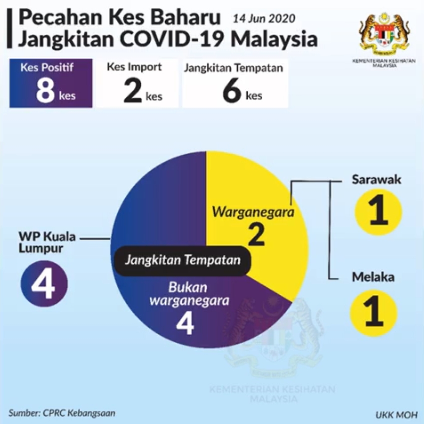 COVID-19 new cases breakdown