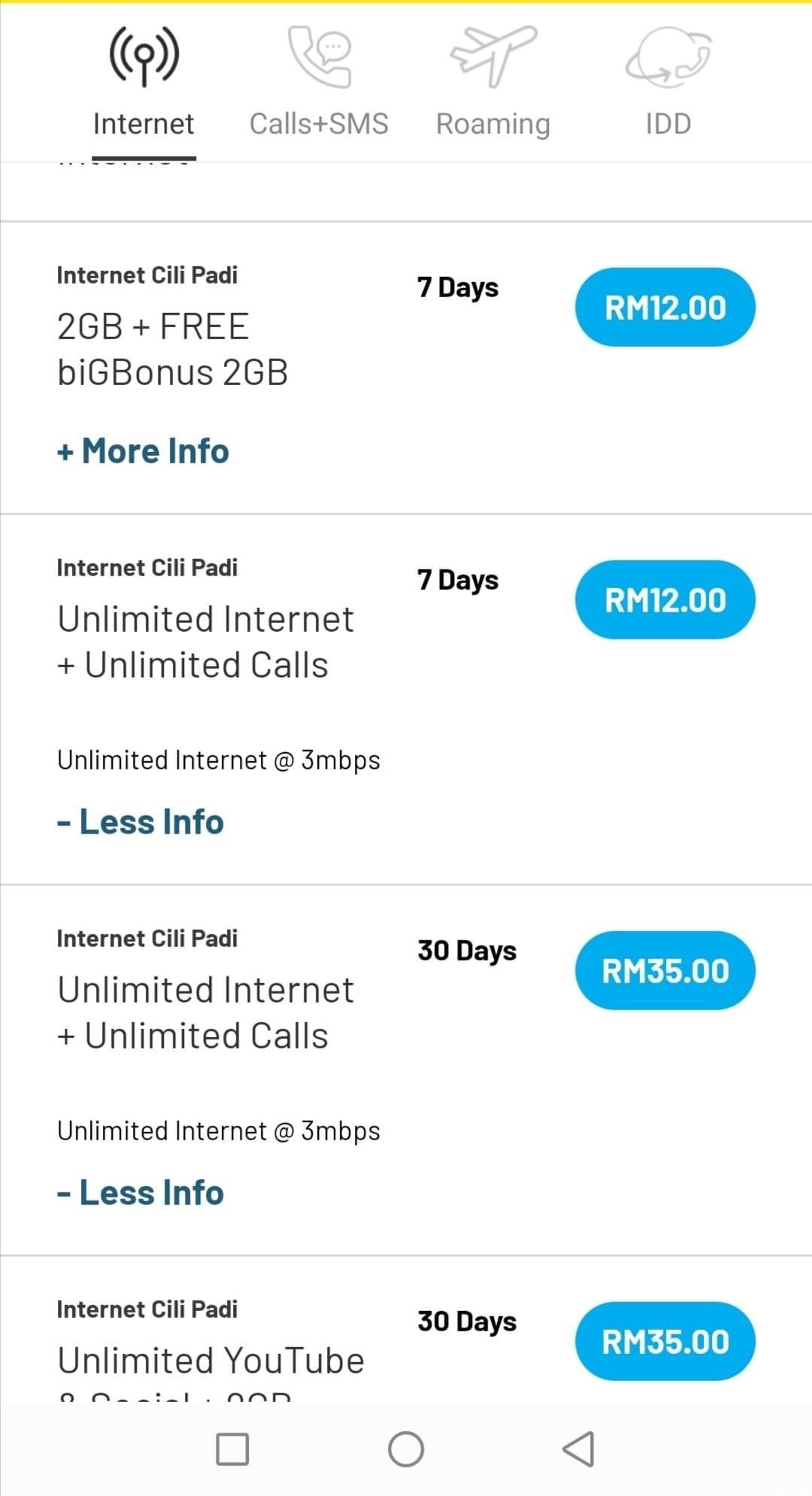 Digi Unlimited Prepaid pass