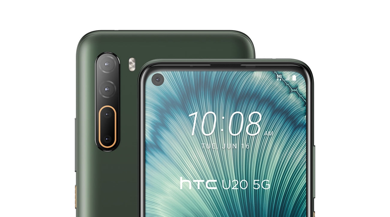 HTC reveals U20 smartphone with 5G, quad cameras, and Snapdragon 765G