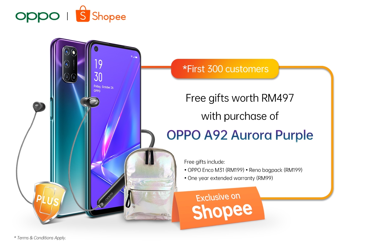 Oppo A92 shopee