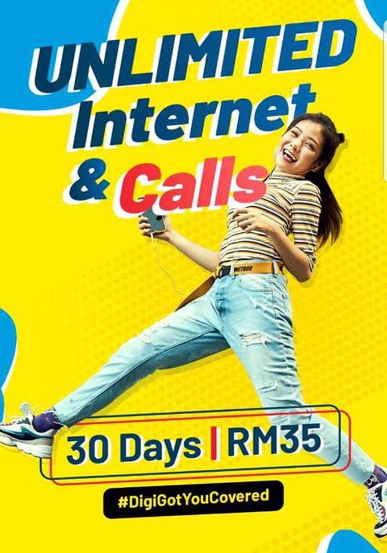 Digi Unlimited Internet calls Prepaid