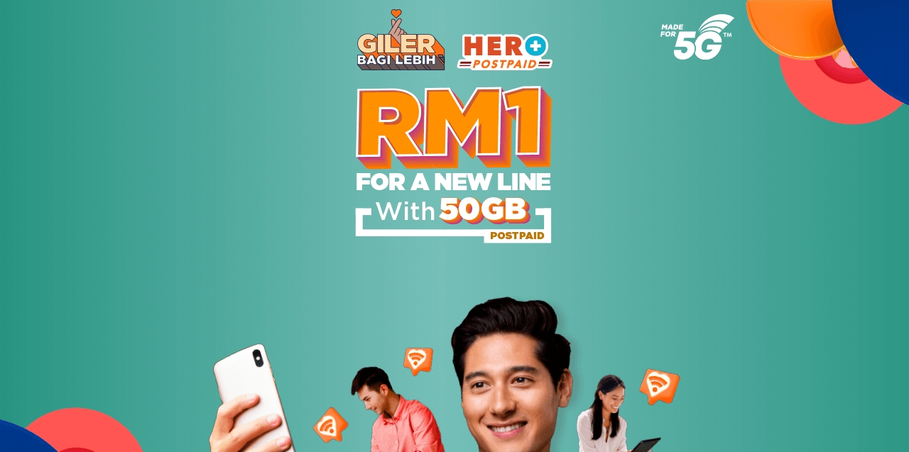 U Mobile offers RM1 supplementary line on Unlimited Hero ...