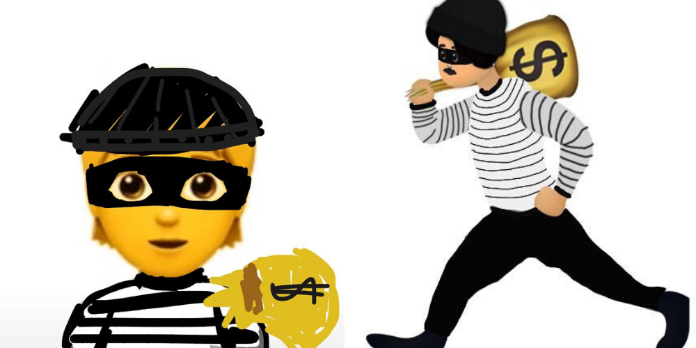 Did The Robber Emoji Really Exist I Try To Find Out Soyacincau Com