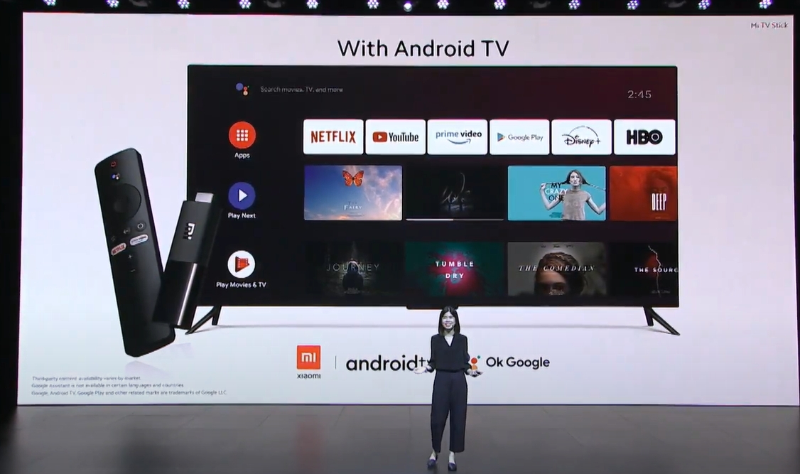Xiaomi Mi Tv Stick Tv Box Android Smarttv Google Assistant 4K 