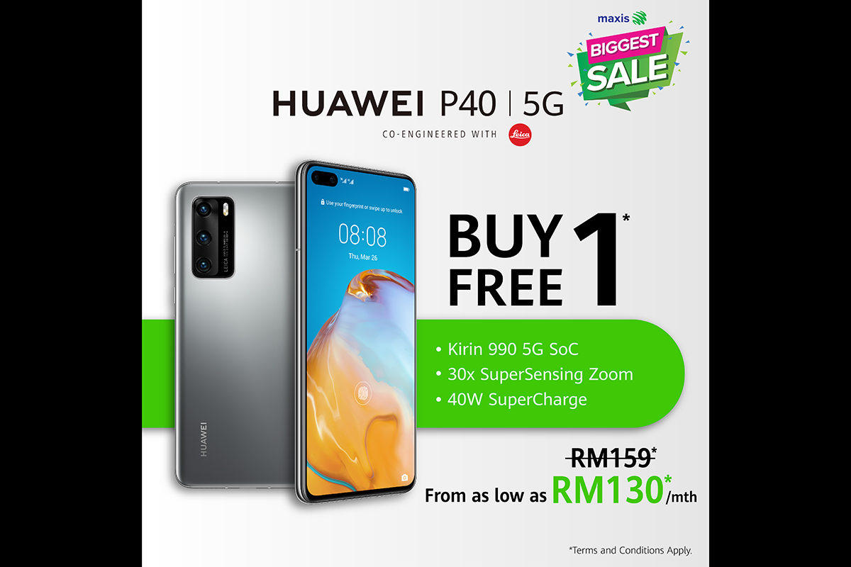 Maxis P30 Buy 1 Free 1 / The buy 1 free 1 huawei p30 offer ...