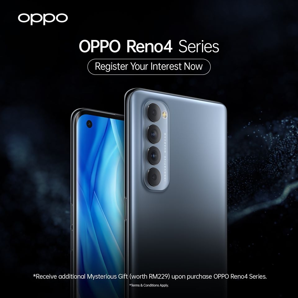 Oppo Reno 4 Malaysia launch is happening on 3rd August