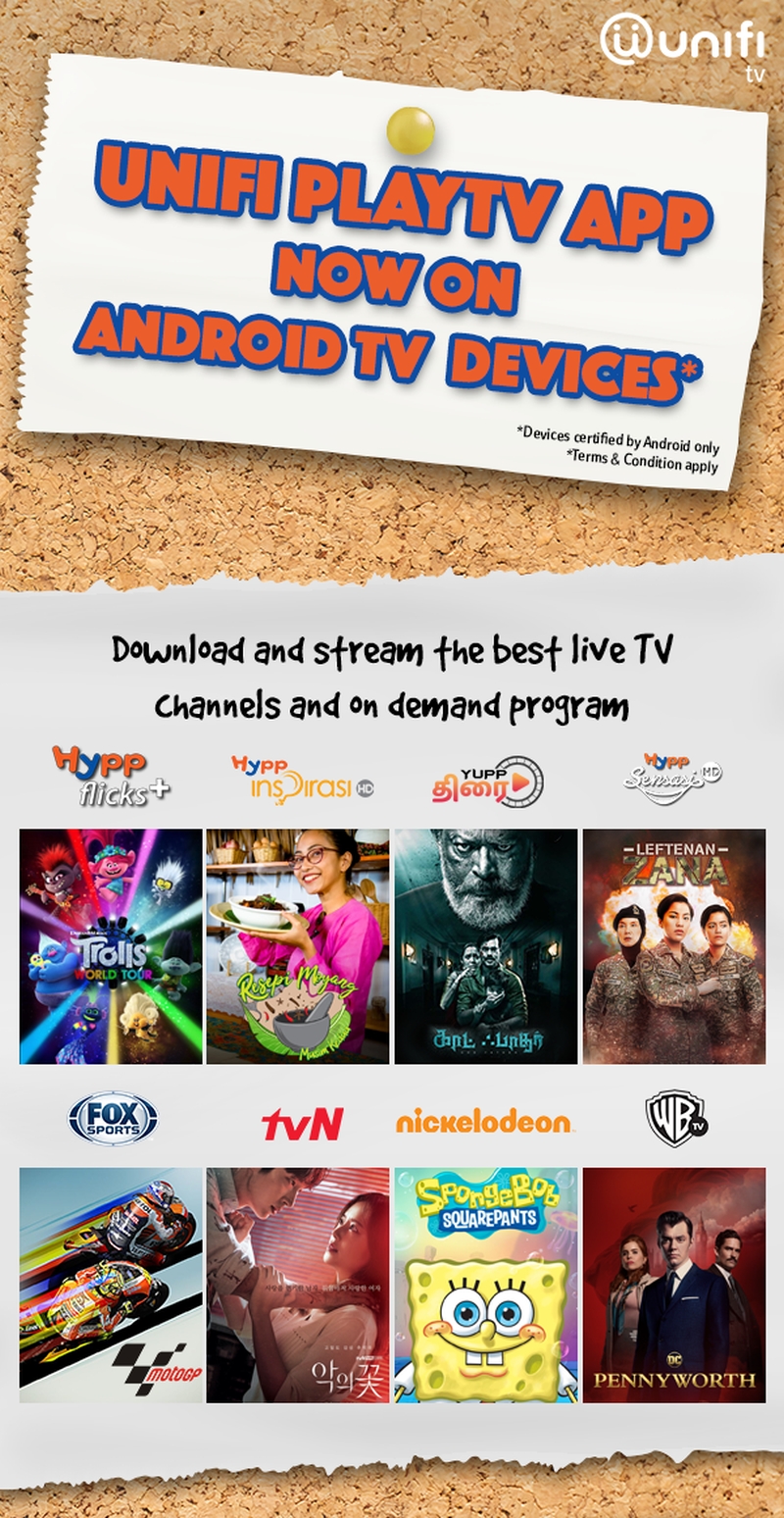 Unifi PlayTV Android TV