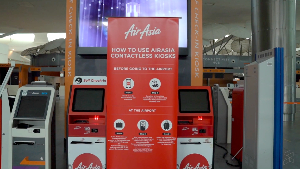 AirAsia Contactless Kiosks
