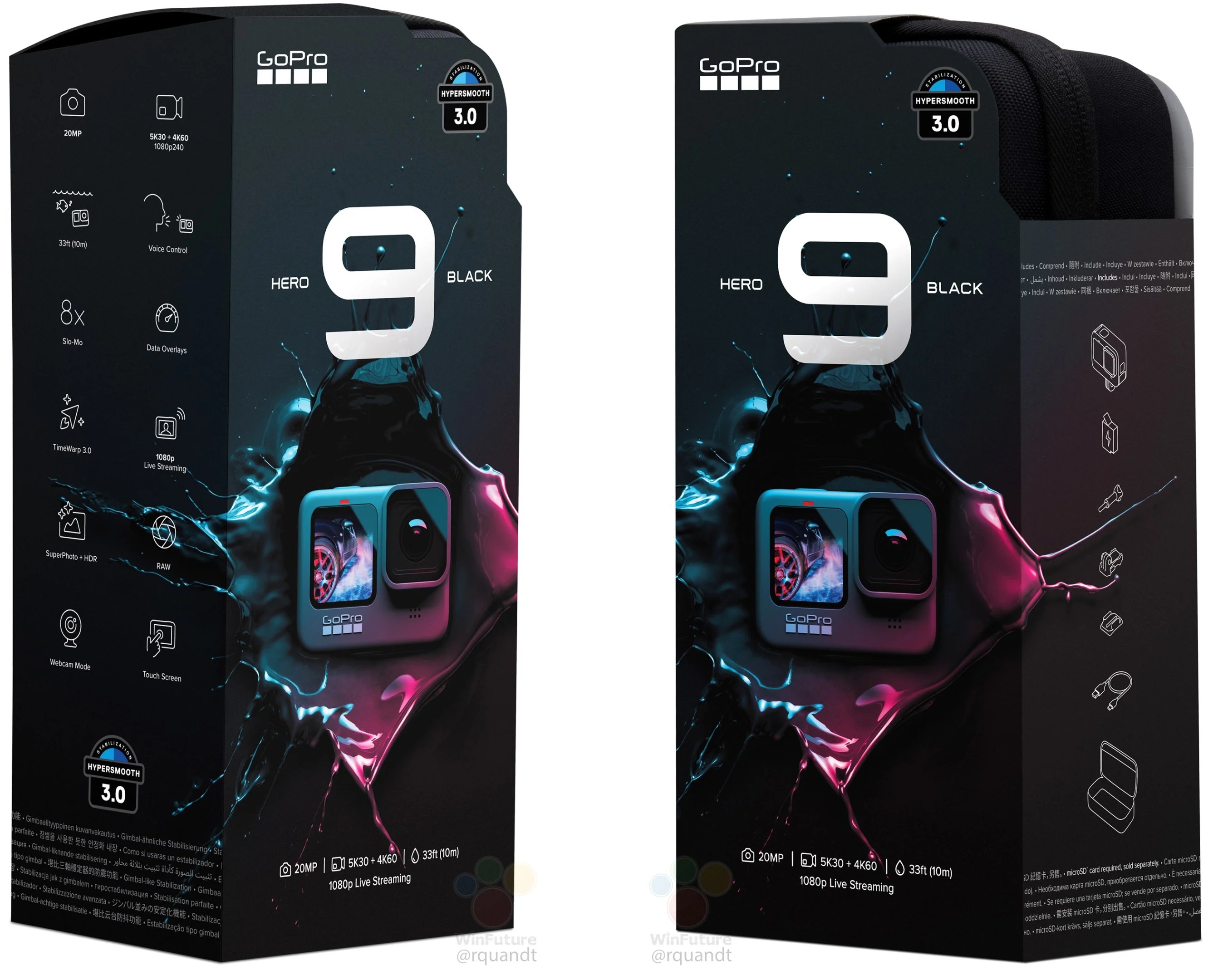 GoPro Hero 9 Black Packaging Box