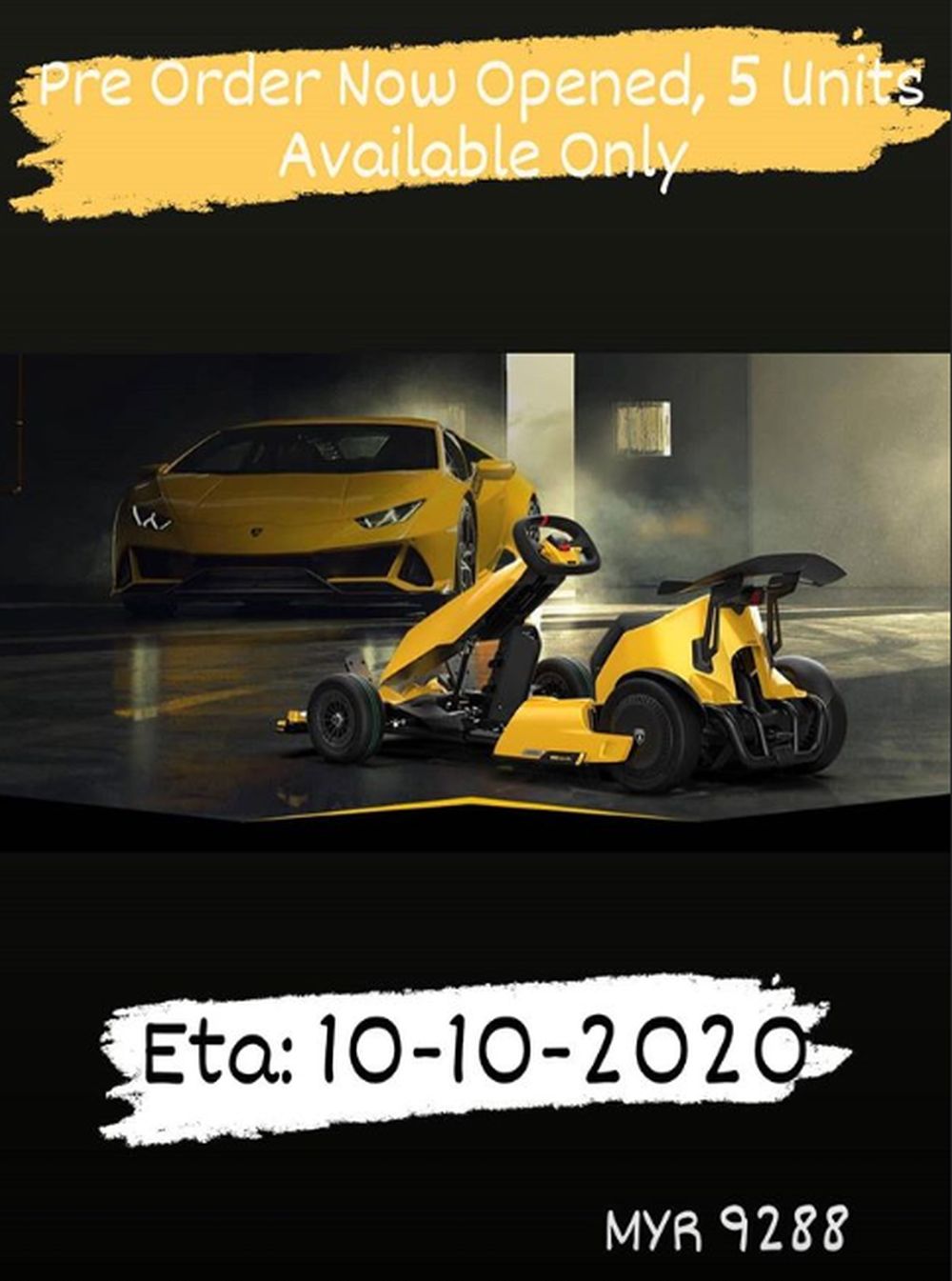 Lamborghini Edition Ninebot GoKart Pro