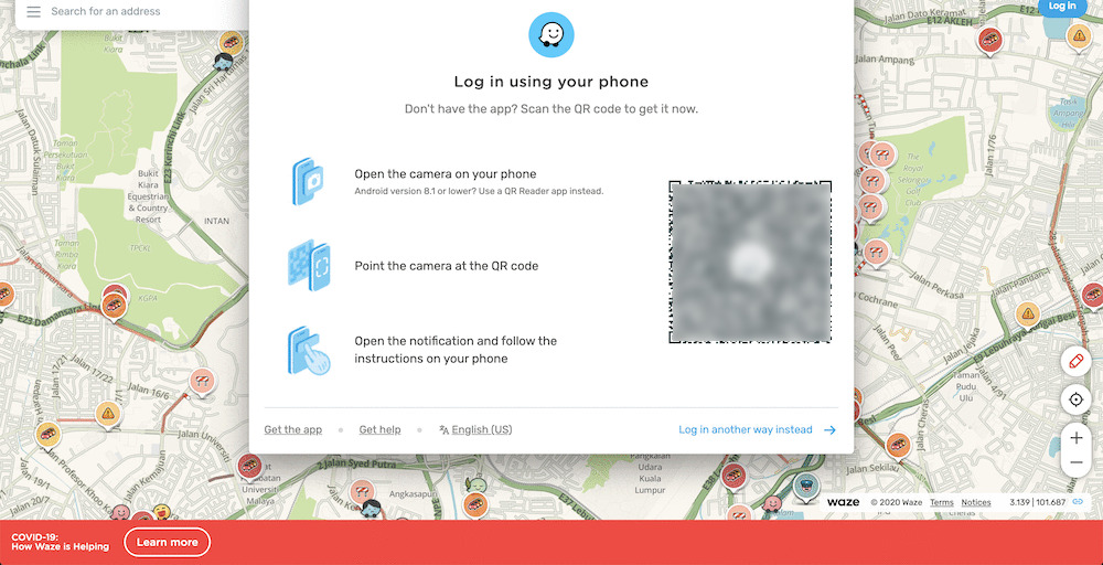 Waze live map