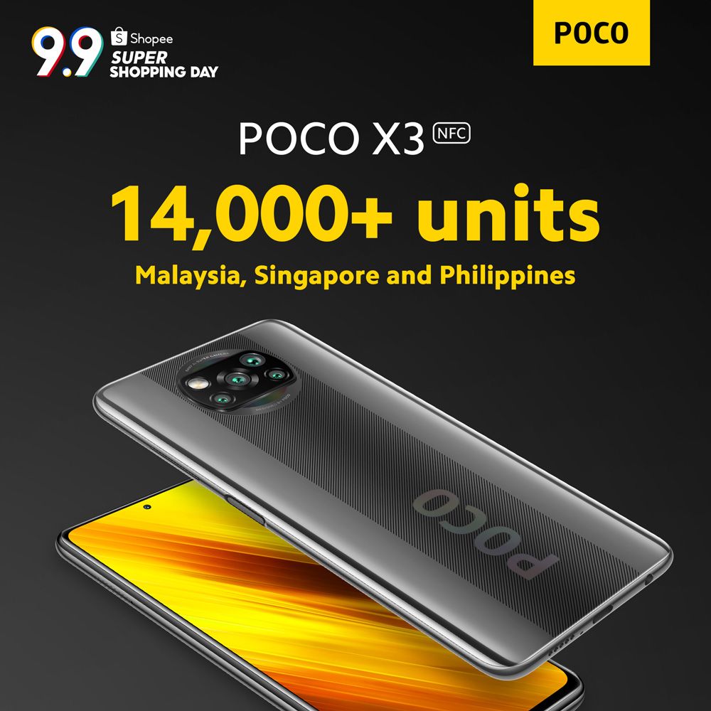 Poco X3 NFC Shopee sales
