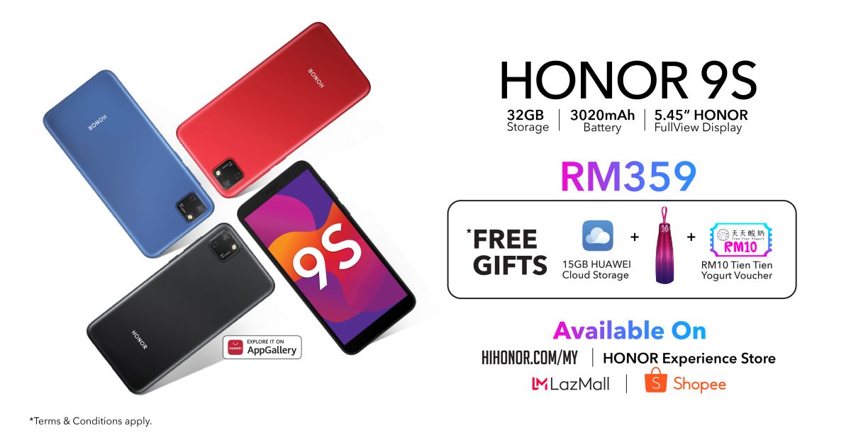 Honor 9S Malaysia