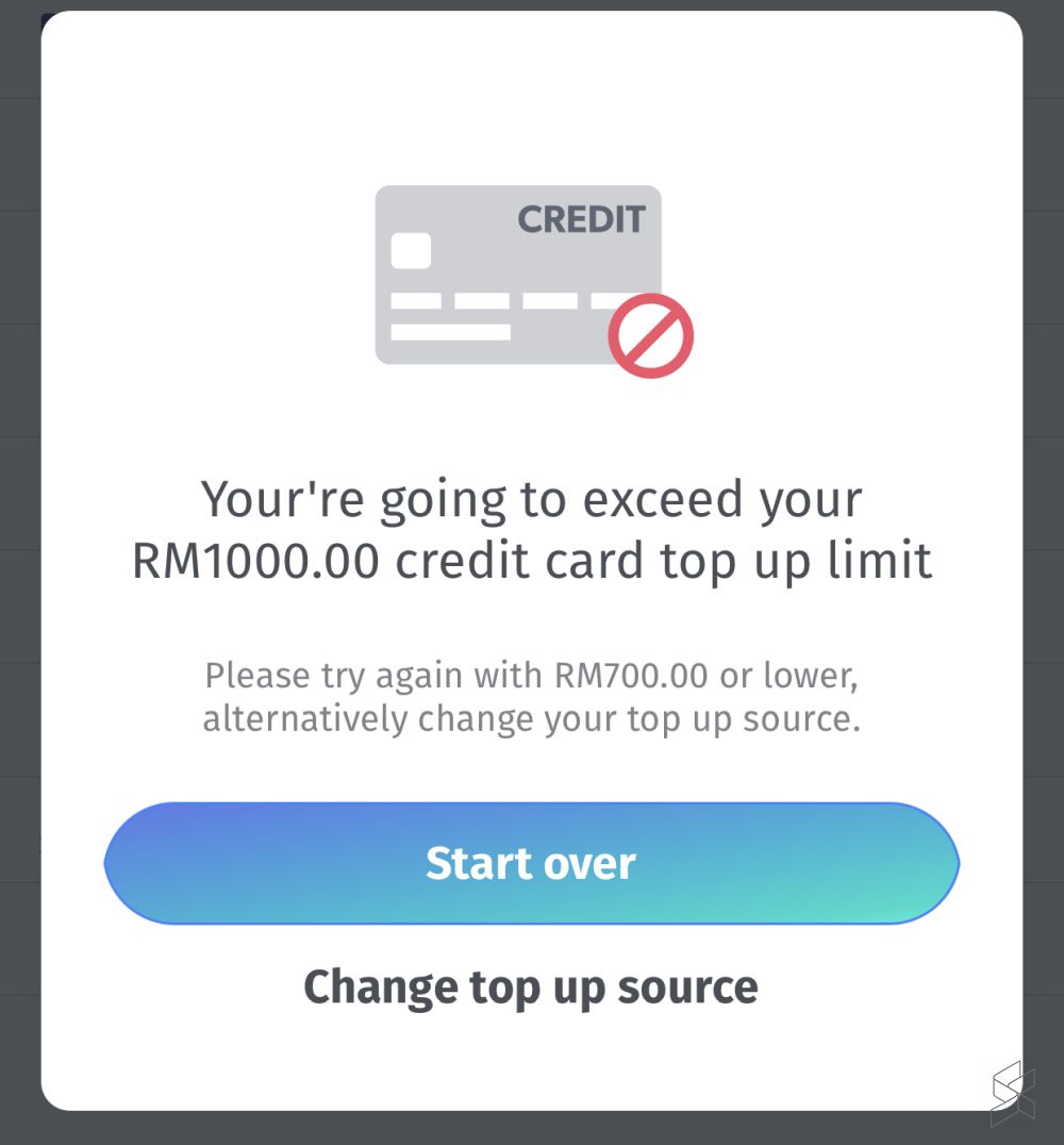BigPay RM1000 limit