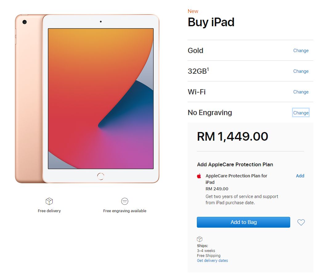 iPad 2020 Malaysia