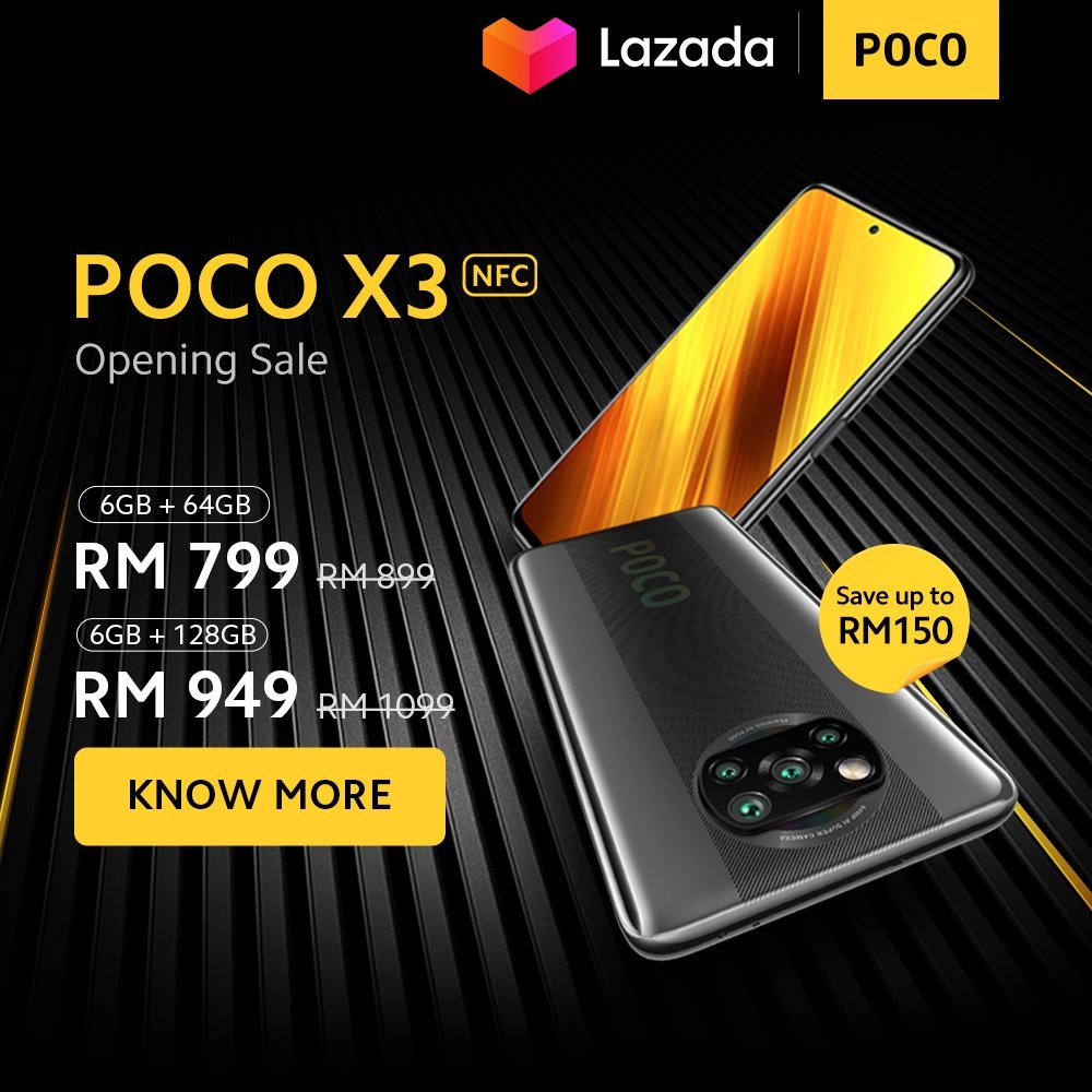 Poco X3 NFC Malaysia Lazada