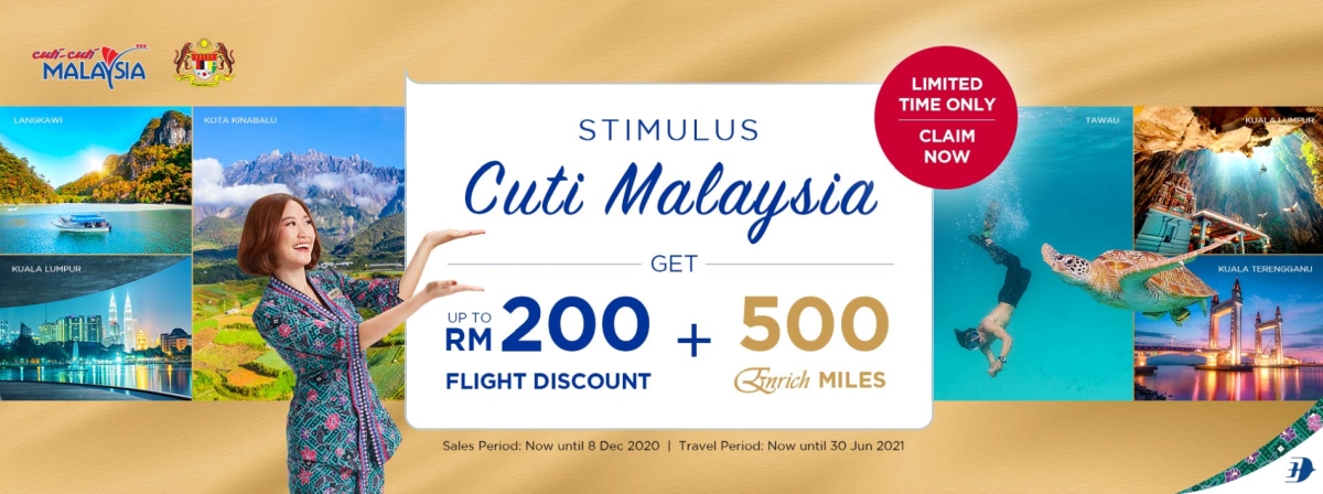 Cuti-Cuti Malaysia: AirAsia and MAS now offering discounts for domestic flights in Malaysia