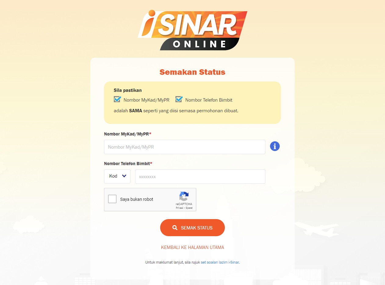 Isinar login