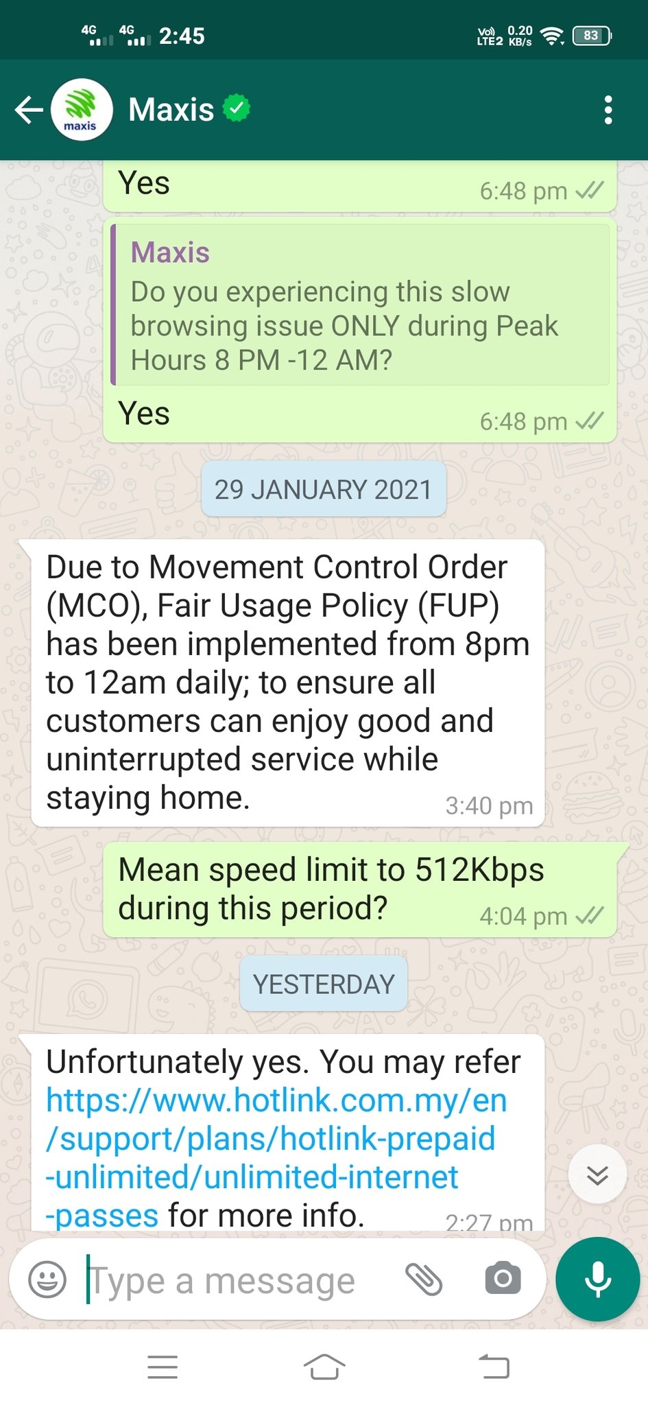 Maxis problem today 2021