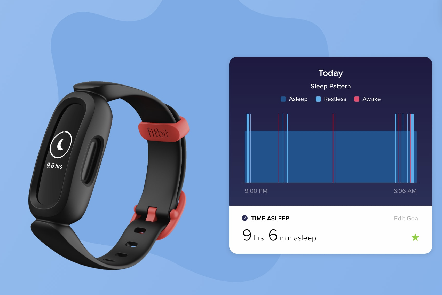 fitbit ace sleep tracking