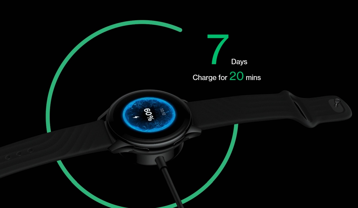 OnePlus Watch charging